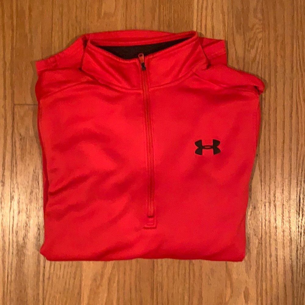 Red/Orange Under Armour Sweatshirt